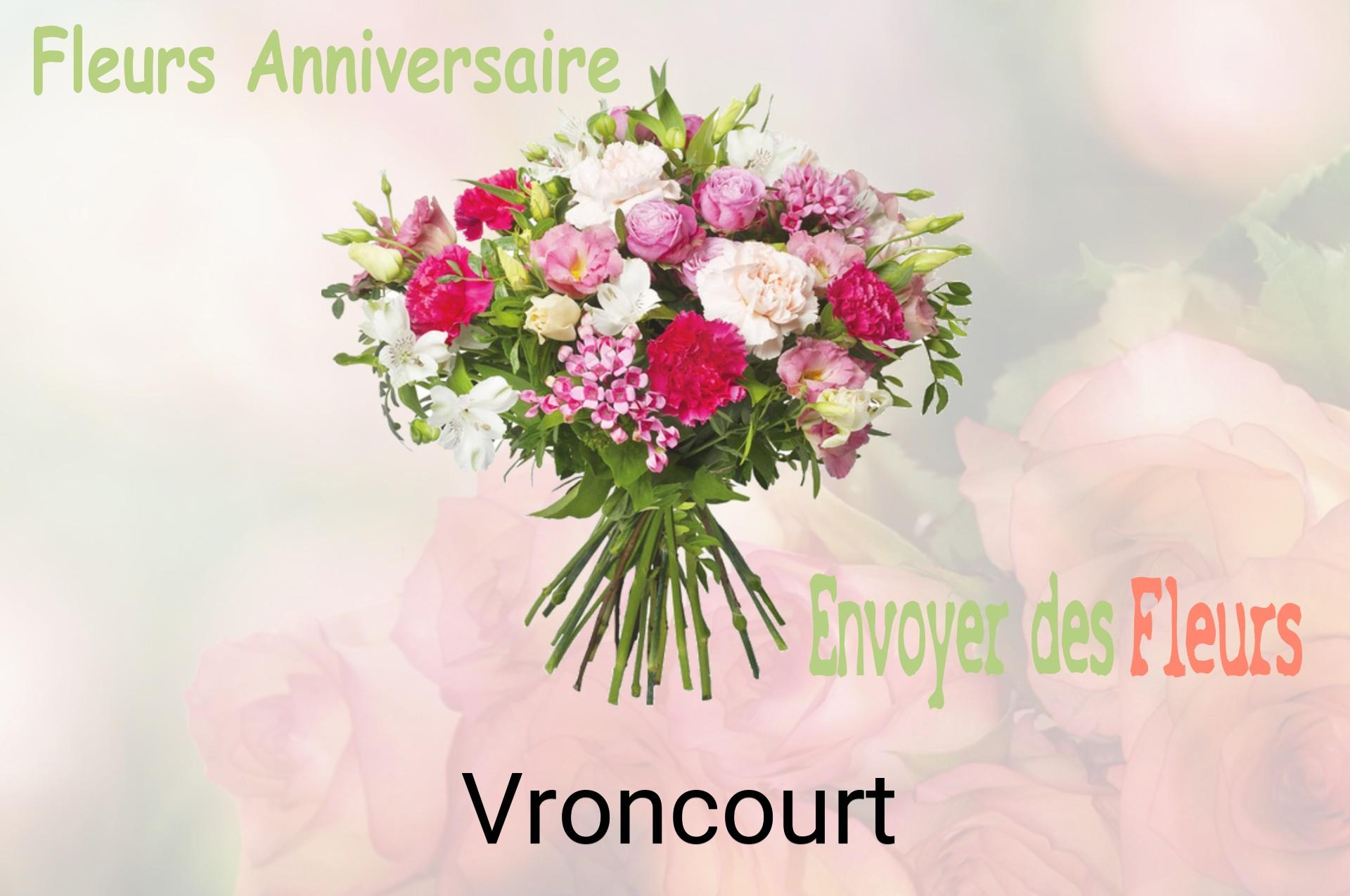 Bouquet de fleurs d’anniversaire livré à Vroncourt