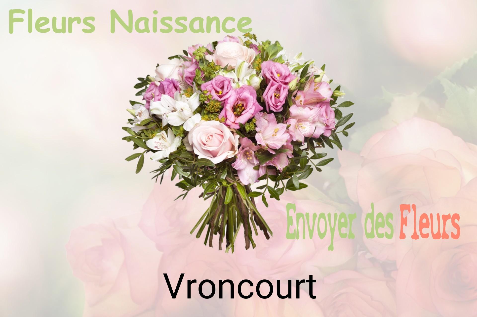 Bouquet de fleurs de naissance livré à Vroncourt